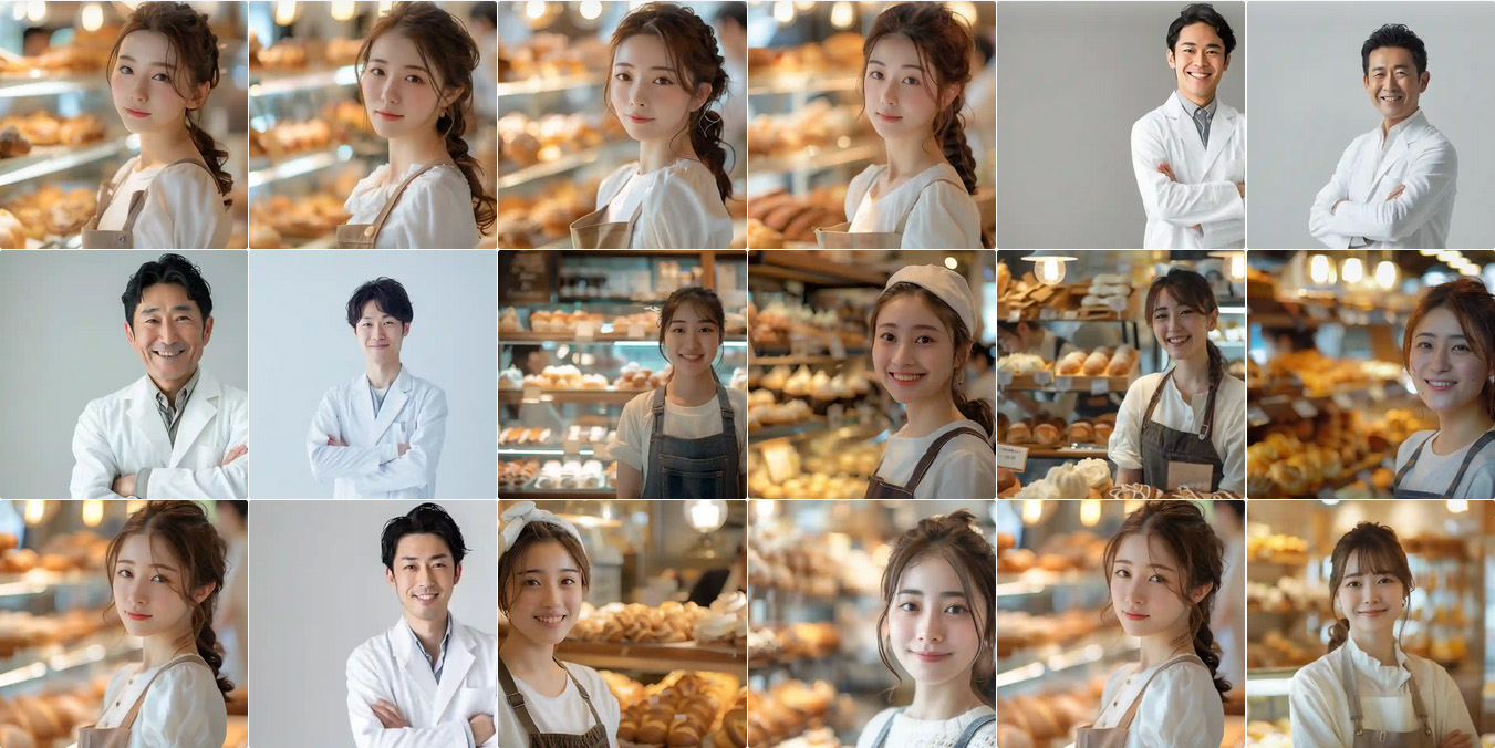 AIモデル 店員 医者